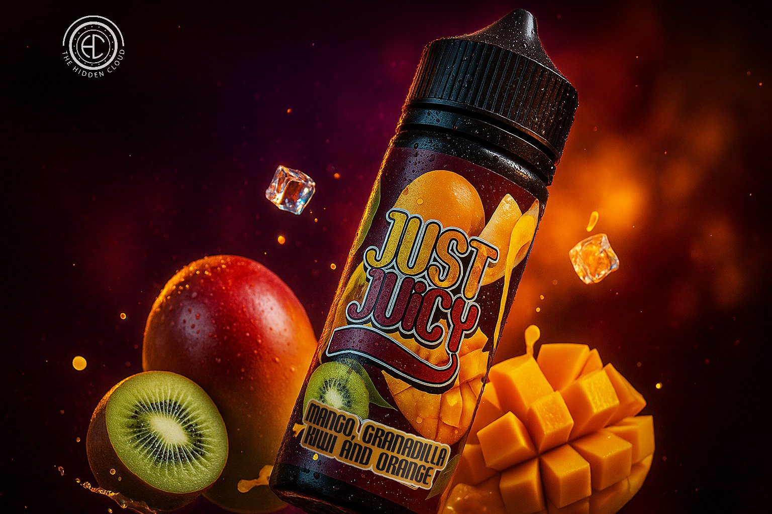 GUNMANSA Granadilla Kiwi & Orange 30 Ml Flavorshot 
                                                                                                    30 Ml Just Juicy Eliquid