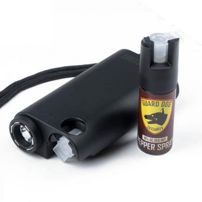 GUNMANSA GUARD DOG GDOBK OLYMPIAN 3-IN-1 STUN GUN/PEPPER SPRAY/LED BLACK