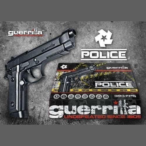 GUNMANSA Guerrilla Police Gas Gun Combo (Full-Semi Auto|Blowback|CO2|19|360 FPS|2.6J|4.5mm BB)