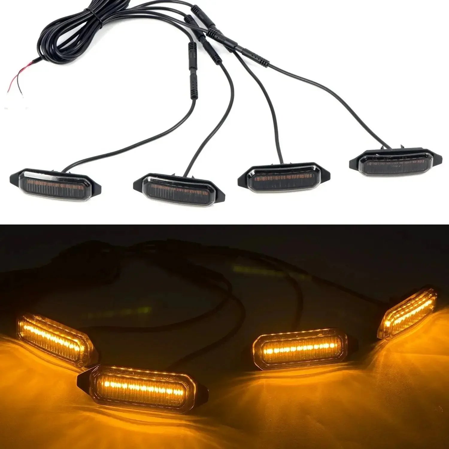 GUNMANSA GWM Tank 300 (24-On) 4 POD LED Grille Lights With Wiring