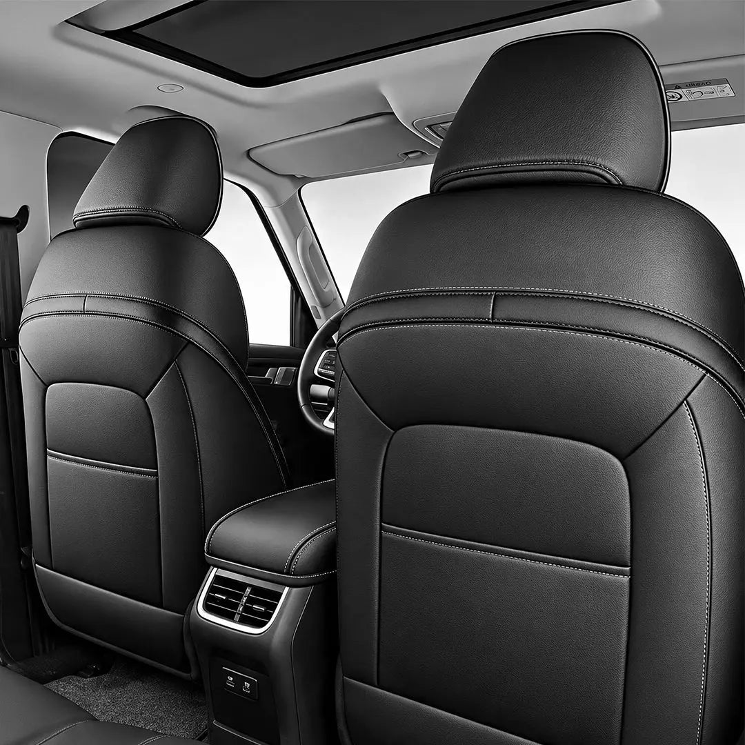 GUNMANSA GWM Tank 300 (25-On) Premium Luxury Car Seat Covers - Front & Rear Full Set (Black)