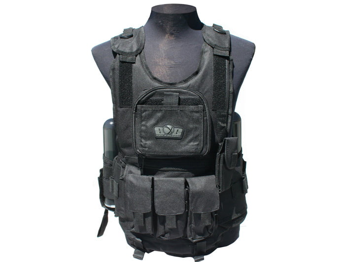 GUNMANSA GXG Paintball Deluxe Tactical Vest Black