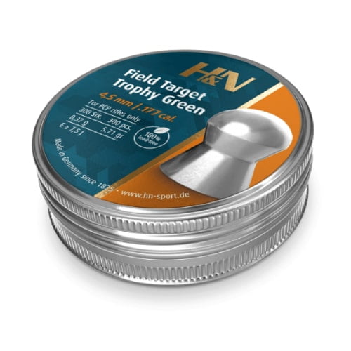 GUNMANSA H&N Field Target Trophy Green 4.5mm 300ct