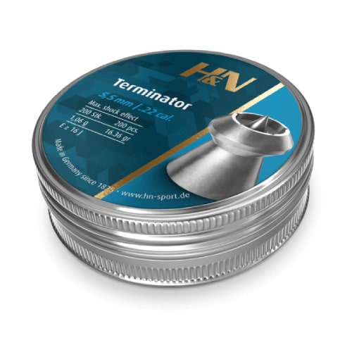 GUNMANSA H&N TERMINATOR 5.5MM/.22CAL 16.36GR 200CT
