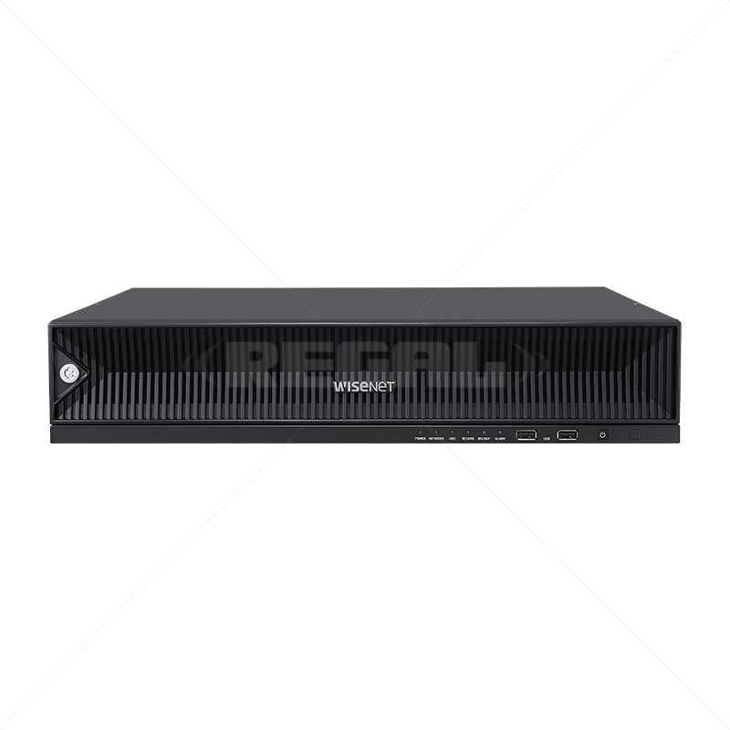 GUNMANSA Hanwha 16 CH NVR 250Mbps No PoE HDMI & VGA AI Search 8 SATA Bays