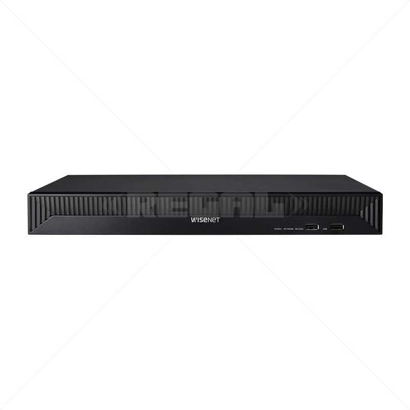 GUNMANSA Hanwha 16 CH Q-Series NVR 128Mbps PoE HDMI & VGA 2 SATA Bays