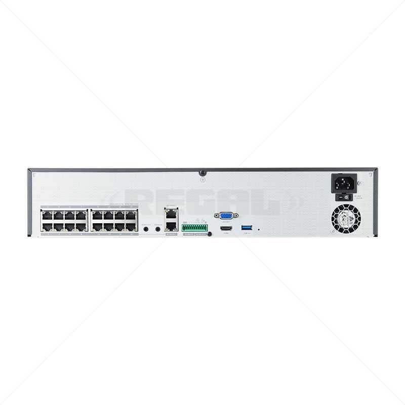 GUNMANSA Hanwha 16 CH X-Series NVR 140Mbps 16 PoE HDMI & VGA 4 SATA Bays