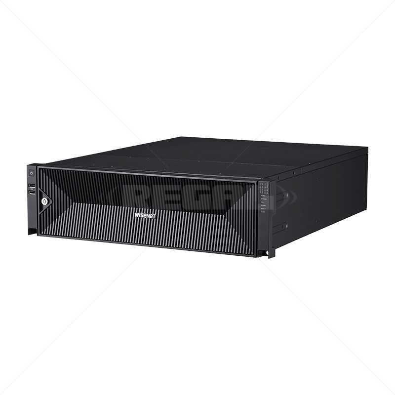 GUNMANSA Hanwha 64 CH NVR 400Mbps No PoE HDMI & VGA AI search 16 SATA Bays