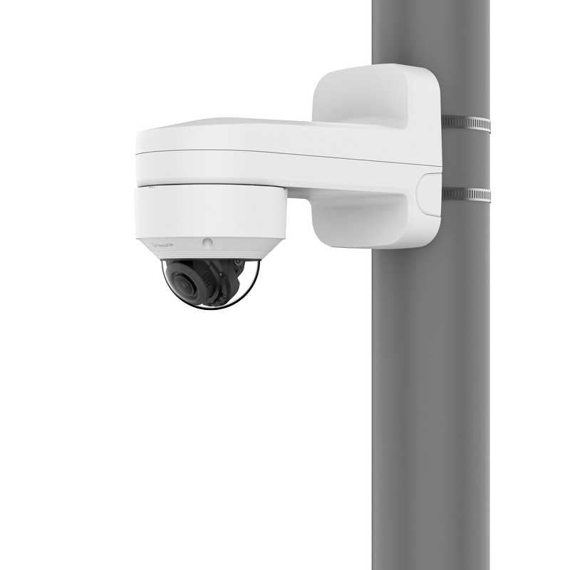 GUNMANSA Hanwha SBP-250WMW Wall/Pole Mount Adapter for PNM-C16013RVQ – White