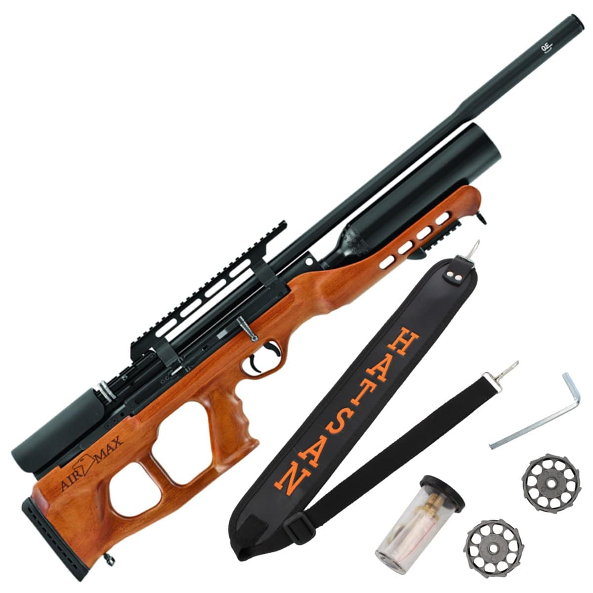 GUNMANSA Hatsan Air Max PCP Rifle (Bolt Action|10|1220 FPS|51J|94cm|4.9kg|5.5mm)