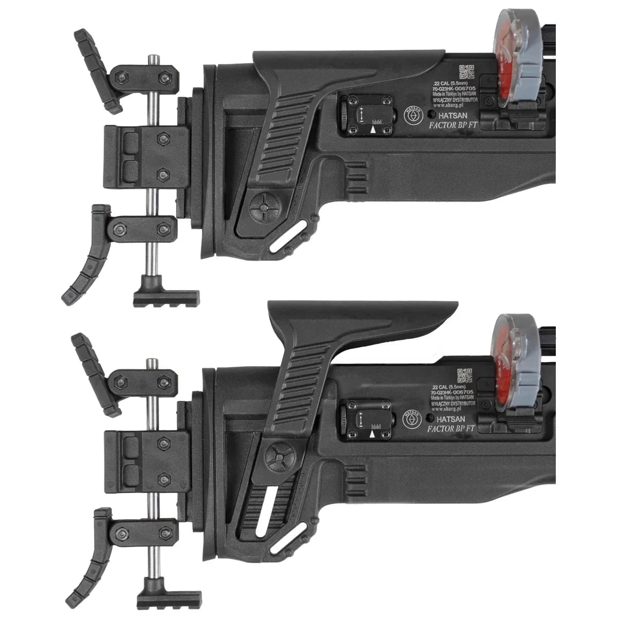 GUNMANSA Hatsan Factor FT PCP Rifle (Bolt Action|24|1000 FPS|36J|92cm|3.7kg|4.5mm)