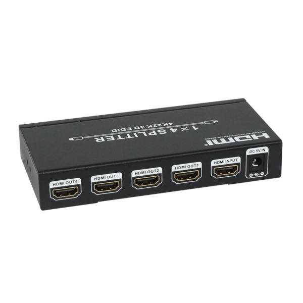 GUNMANSA HDCVT 1×4 HDMI 1.4 Splitter supports HDCP1.4 and EDID