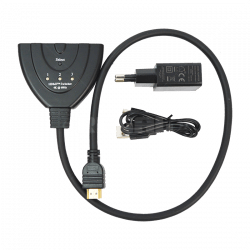 GUNMANSA HDMI Switch 3 in 1 out selector Part No: NW278-3