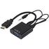 GUNMANSA HDMI to VGA (M to F) Adaptor - Black