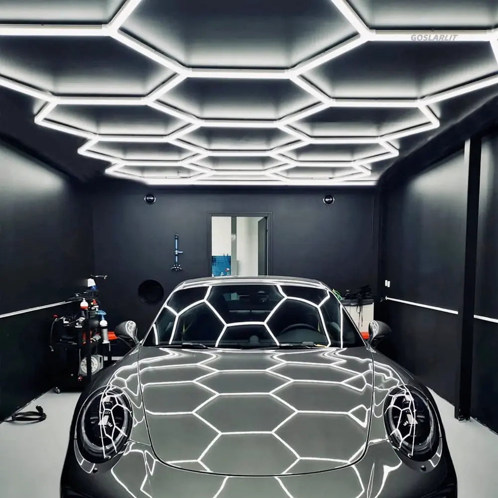 GUNMANSA Hexglo 14 Piece Hexagon Modular LED Lighting Kit