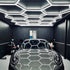 GUNMANSA Hexglo 14 Piece Hexagon Modular LED Lighting Kit