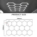 GUNMANSA Hexglo 14 Piece Hexagon Modular LED Lighting Kit