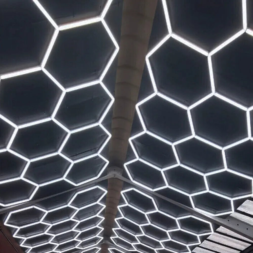 GUNMANSA Hexglo 14 Piece Hexagon Modular LED Lighting Kit