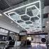 GUNMANSA Hexglo 14 Piece Hexagon Modular LED Lighting Kit With Border