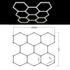 GUNMANSA Hexglo 8 Piece Hexagon Modular LED Lighting Kit