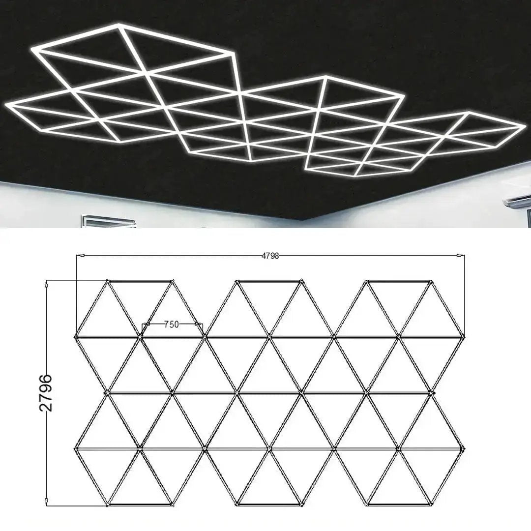 GUNMANSA Hexglo Diamond Series Modular Lighting Systems - ZT6106