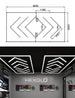 GUNMANSA Hexglo Diamond Series Modular Lighting Systems - ZT6112