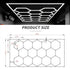 GUNMANSA Hexglo Type B - 14 Piece Hexagon Modular LED Lighting Kit With Border