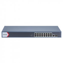 GUNMANSA Hikvision 16 Port Gigabit PoE Smart + 1 Gbps RJ45 + 1 Gbps SFP Switch