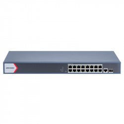 GUNMANSA Hikvision 16 Port Gigabit PoE Smart + 1 Gbps RJ45 + 1 Gbps SFP Switch Part No: NW297-2