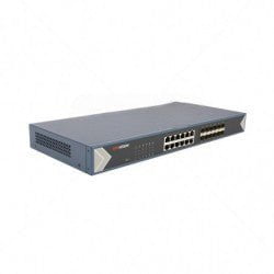 GUNMANSA Hikvision 24 Port Gigabit Switch 12 x Gbps RJ45 and 12 x Gbps SFP Part No: NW299