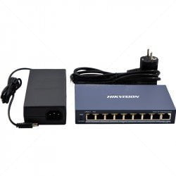 GUNMANSA Hikvision 8 Port 10/100 PoE Smart + 1 Gbps RJ45 Switch Part No: NW296-1