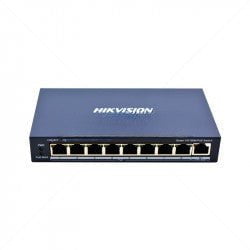 GUNMANSA Hikvision 8 Port 10/100 PoE Smart + 1 Gbps RJ45 Switch Part No: NW296-1