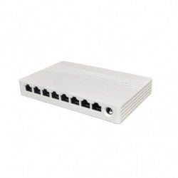 GUNMANSA Hikvision 8 Port Gigabit Switch (Plastic) 5VDC Part No: NW293
