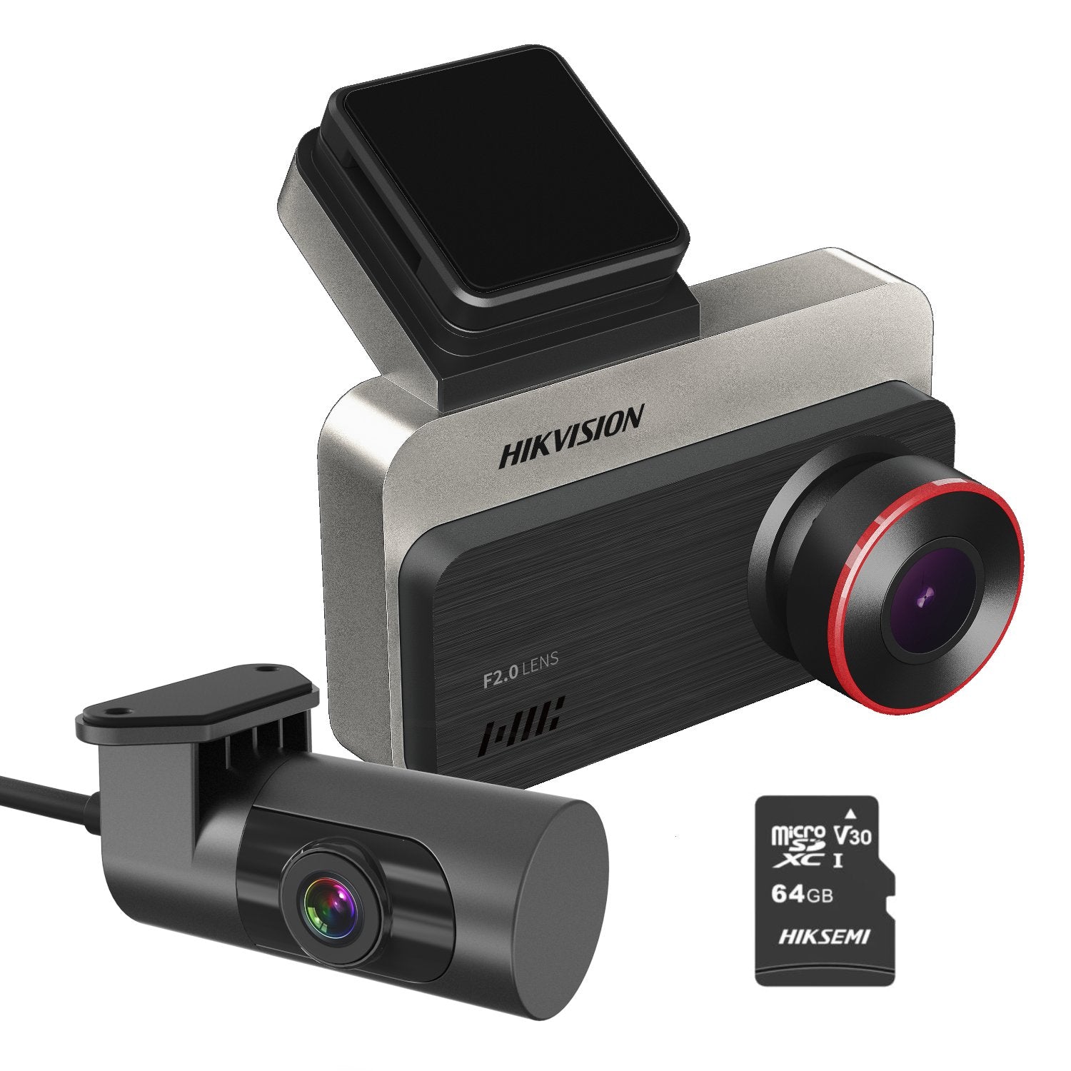 GUNMANSA Hikvision C200S Dashcam, with 64GB Micro-SD