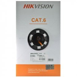GUNMANSA Hikvision Cable UTP CAT6 305m Roll Orange PVC Sheath Part No: CB66-3