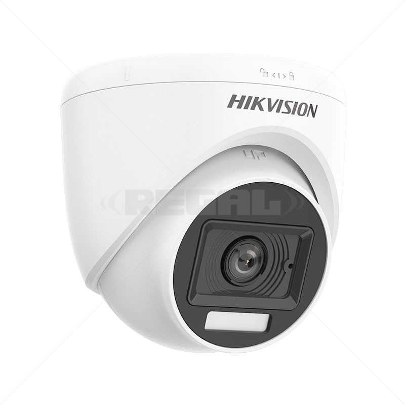 GUNMANSA HIKVISION HD-TVI Plastic Dome 2MP Hybrid Light IR20m WL20m 2.8mm