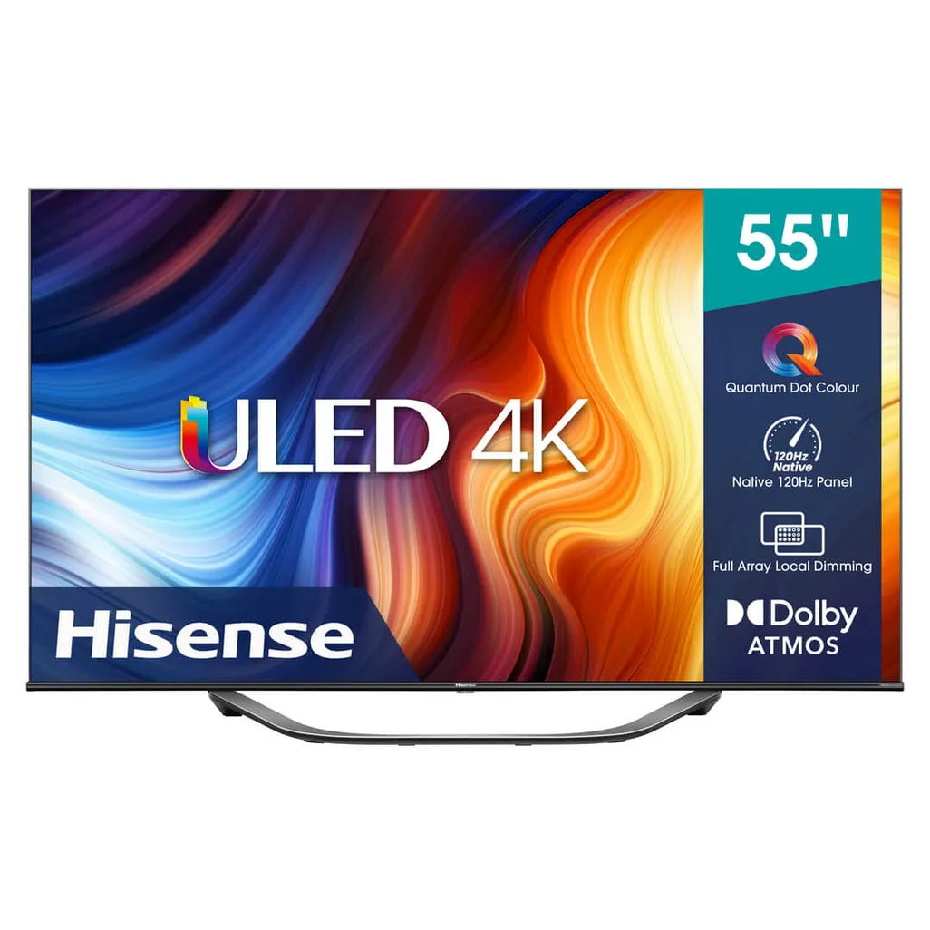 GUNMANSA Hisense 55U7H, 139.7 cm (55"), 3840 x 2160 pixels, LED, Smart TV, Wi-Fi, Black, Grey
