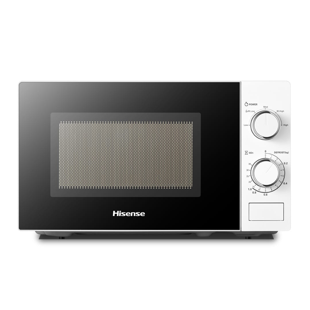 GUNMANSA HISENSE H20MOWS10 20L Microwave; 230V; 50Hz; 700W; Mechanical Panel; 6 Power Levels