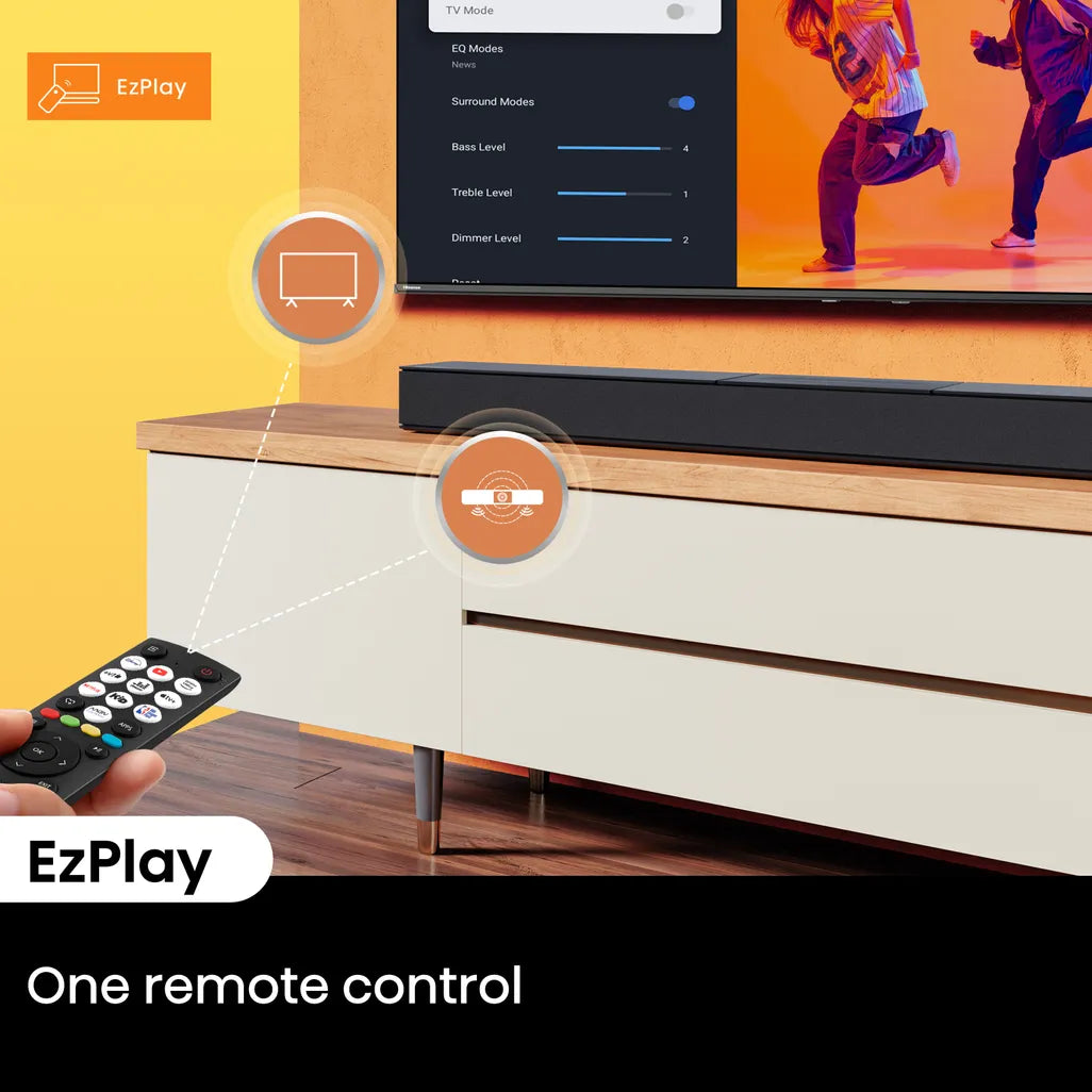 GUNMANSA Hisense HS2000, 2.1 channels, 240 W, DTS Virtual:X, Dolby Digital, Dolby Digital Plus, 20 kHz, 240 W, 50 - 60 Hz