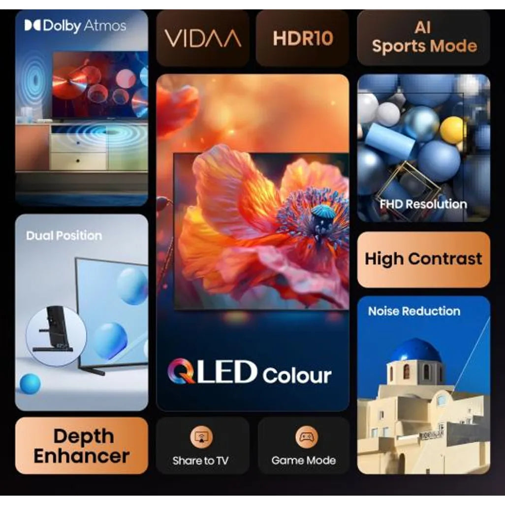 GUNMANSA HISENSE LEDN40A5Q 60hz FHD Smart