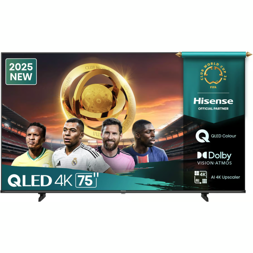 GUNMANSA Hisense Q6Q 75 Inch QLED VIDAA Smart LED TV