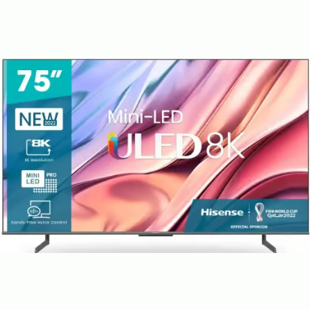 GUNMANSA Hisense U80H 75 Inch MiniLED ULED 8K VIDAA Smart TV