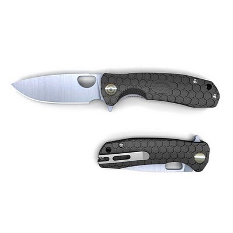 GUNMANSA Honey Badger HB1011  Black  Medium Folding Knife
