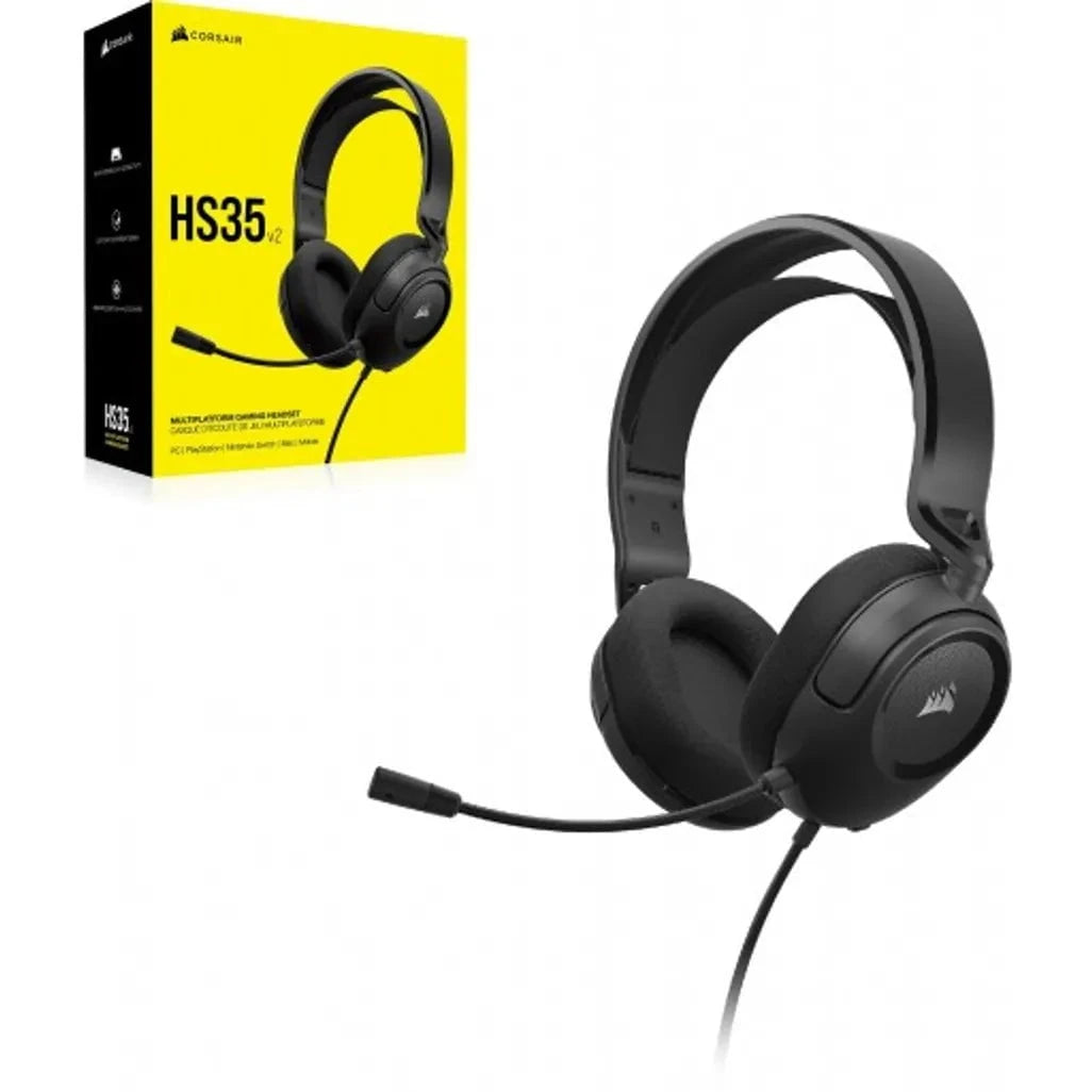 GUNMANSA HS35 v2 Carbon Gaming Headset; Universal 3.5mm connectivity