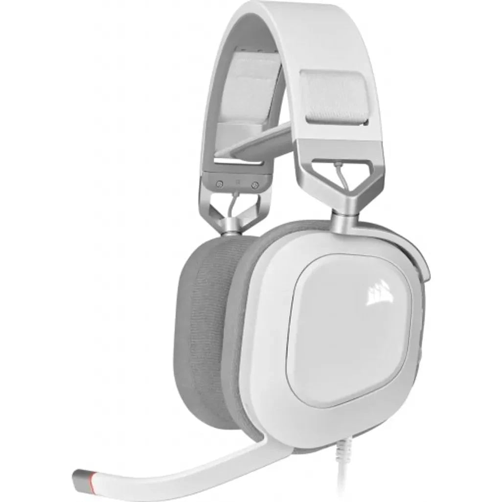 GUNMANSA HS80 RGB USB Premium Gaming Headset with 7.1 Surround Sound; White.