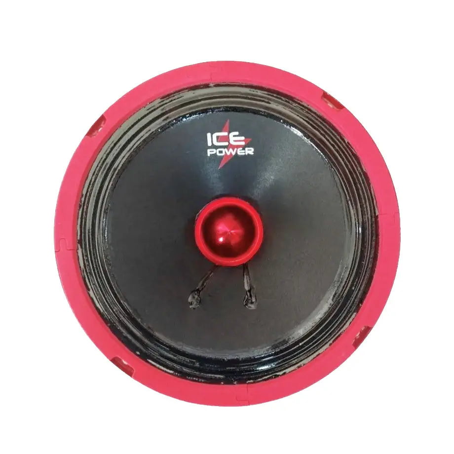 GUNMANSA Ice Power IPS-1670R 6.5" 3-Way Bullet Speakers - 800W (Red)