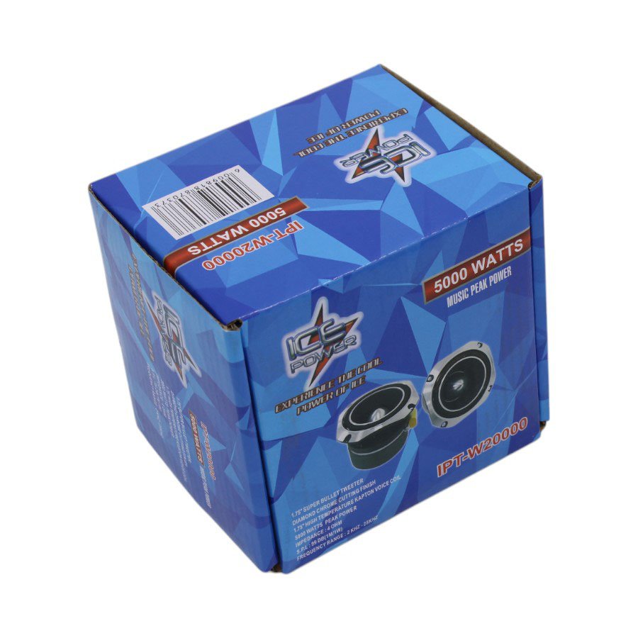 GUNMANSA Ice Power IPT-W20000 5000w Silver Series Bullet Tweeters
