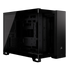 GUNMANSA iCUE 2500X Micro ATX Black Dual Chamber PC Case; 2x 2.5'' Drive Bays; 2x 3.5''; Up to 360mm Radiator compatible