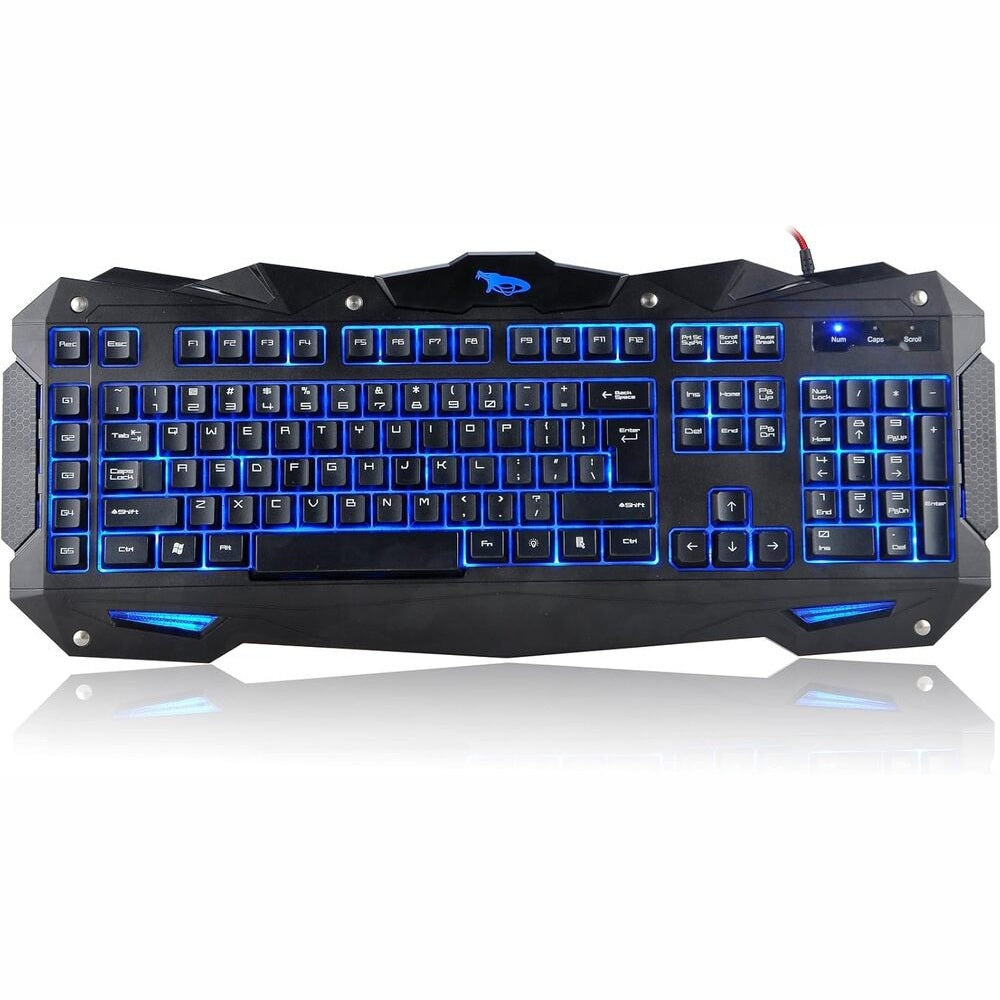 GUNMANSA iMicro Cobra IM-KBCOBV8 - Keyboard - backlit - USB - QWERTY - black - retail