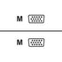 GUNMANSA iMicro - VGA cable - HD-15 (VGA) (M) to HD-15 (VGA) (M) - 6 ft - thumbscrews - black